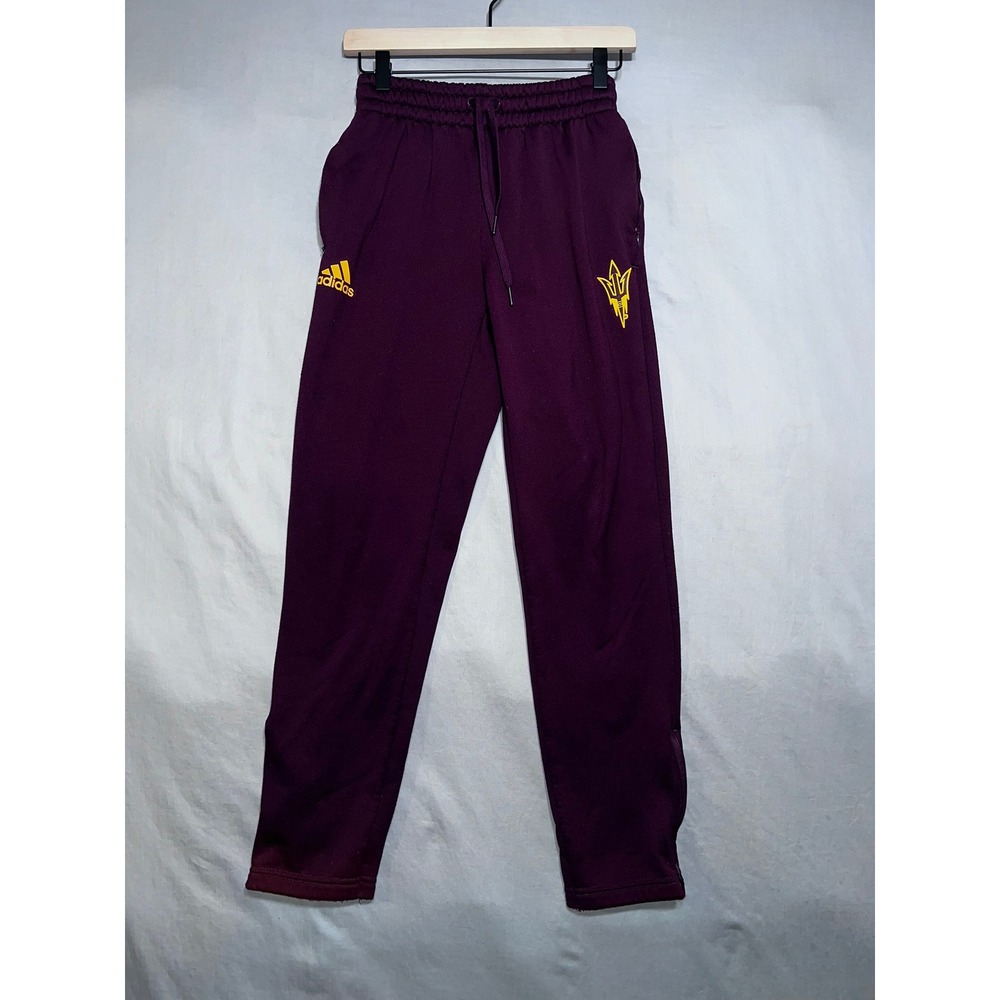 Adidas Arizona State University ASU Sun Devils Maroon Track Pants Mens XS